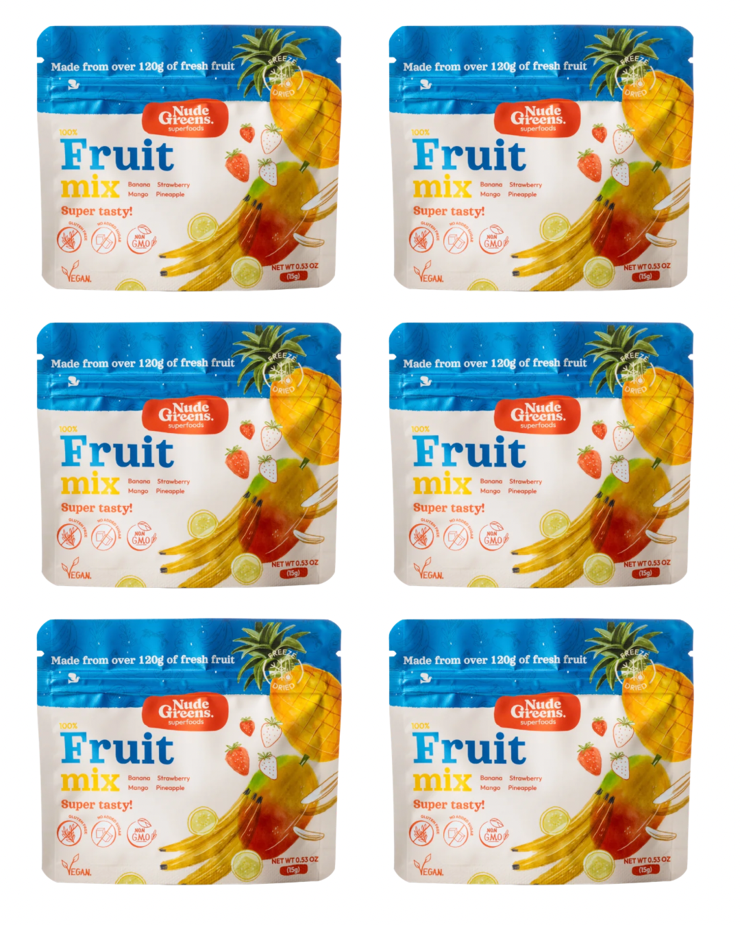 Untitled design 2 Tropical Fruit Mix Snack ( Freeze-Dried ) - Image 1